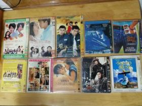 DVD碟十种（3）：《偷偷爱着你》《我们无处安放的青春》等，每种含一张以上碟片。