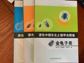 原色中国东北土壤甲虫图鉴-（步行虫类，金龟子类，隐翅虫类 拟步甲类 三本一套）