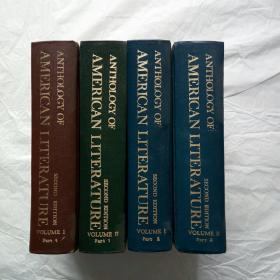 Anthology of American Literature （美国文学选，第一卷2册，第二卷2册 共4册）