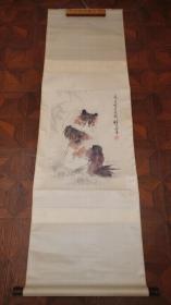 刘继卣｜猫趣图 立轴