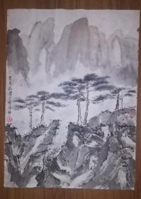手绘真迹国画：王志蕊山水画