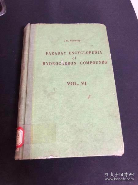 FARDAY ENCYCLOPEDIA OF HYDROCARBON COMPOUNDS法拉第烃化合物大全