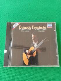 外版CD，《爱德瓦尔多·费尔南德斯吉他专辑》。DECCA西德出品，满银圈无字。编号414 161-2.
