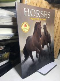 Horses Poster Book  60full-color posters(英語) 平裝  馬匹海報冊 60全彩海報