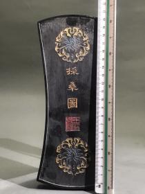 徽州老墨采桑图