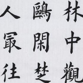 【带合影】当代实力书法家 黄老师《林中观易罢》SF2419