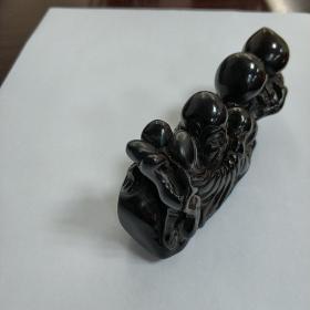 老寿星牛角笔架包浆好品好如图