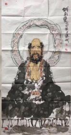 中国美术家协会会员-陈斌-四尺整人物画2