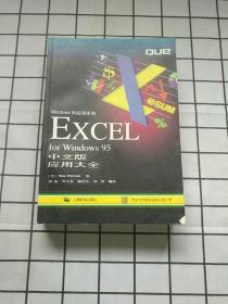 EXCEL for Windows 95中文版应用大全