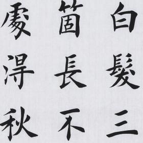 【带合影】当代实力书法家 黄老师《秋浦歌其十五》SF2451