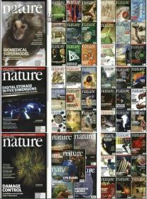 原版nature magazine自然杂志2004--2008年二十元一本 随机发货