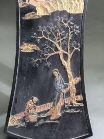 徽州老墨采桑图