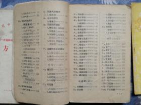陕西省五十年代献方运动4册全：《祖国医学大放异彩·中医秘方与验方汇集》《陕西省中医研究所·第一次通讯研究员座谈会·验方汇辑》《祖国医学大放异彩·中医验方汇集·第二次通讯研究员座谈会》《中医验方秘方汇集》
