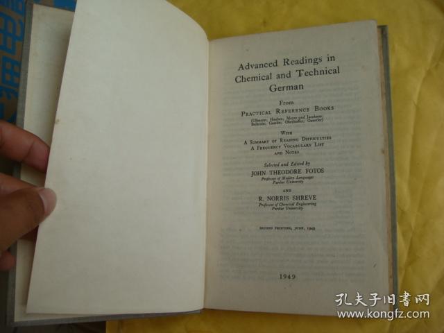 Advanced Readings in Chemical and Technical German（化学与工业高级德文读本）