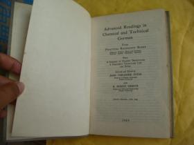 Advanced Readings in Chemical and Technical German（化学与工业高级德文读本）