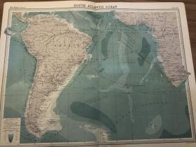 1922年 南大西洋地图