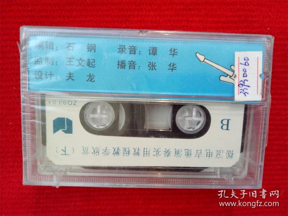 全新未拆【原装正版磁带】摇滚电吉他演奏实用教程双盘褚建华演奏