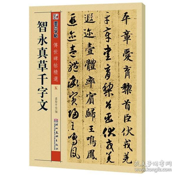 墨点字帖·传世碑帖精选：智永真草千字文（毛笔草书书法字帖）