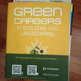 原版英文书Green Careers in Building and Landscaping