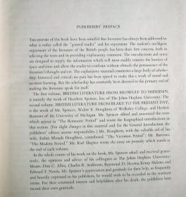 【本摊谢绝代购】British Literature. from Blake to the Present Day 英国文学（英文原版  有瑕疵）