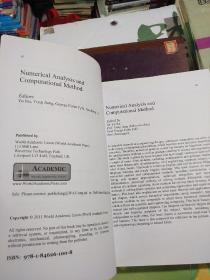 Numerical Analysis and Computational Method