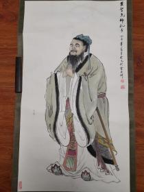 赵俞凡 人物画 字画 国画 纯手绘 书画 条幅 卷轴 作品