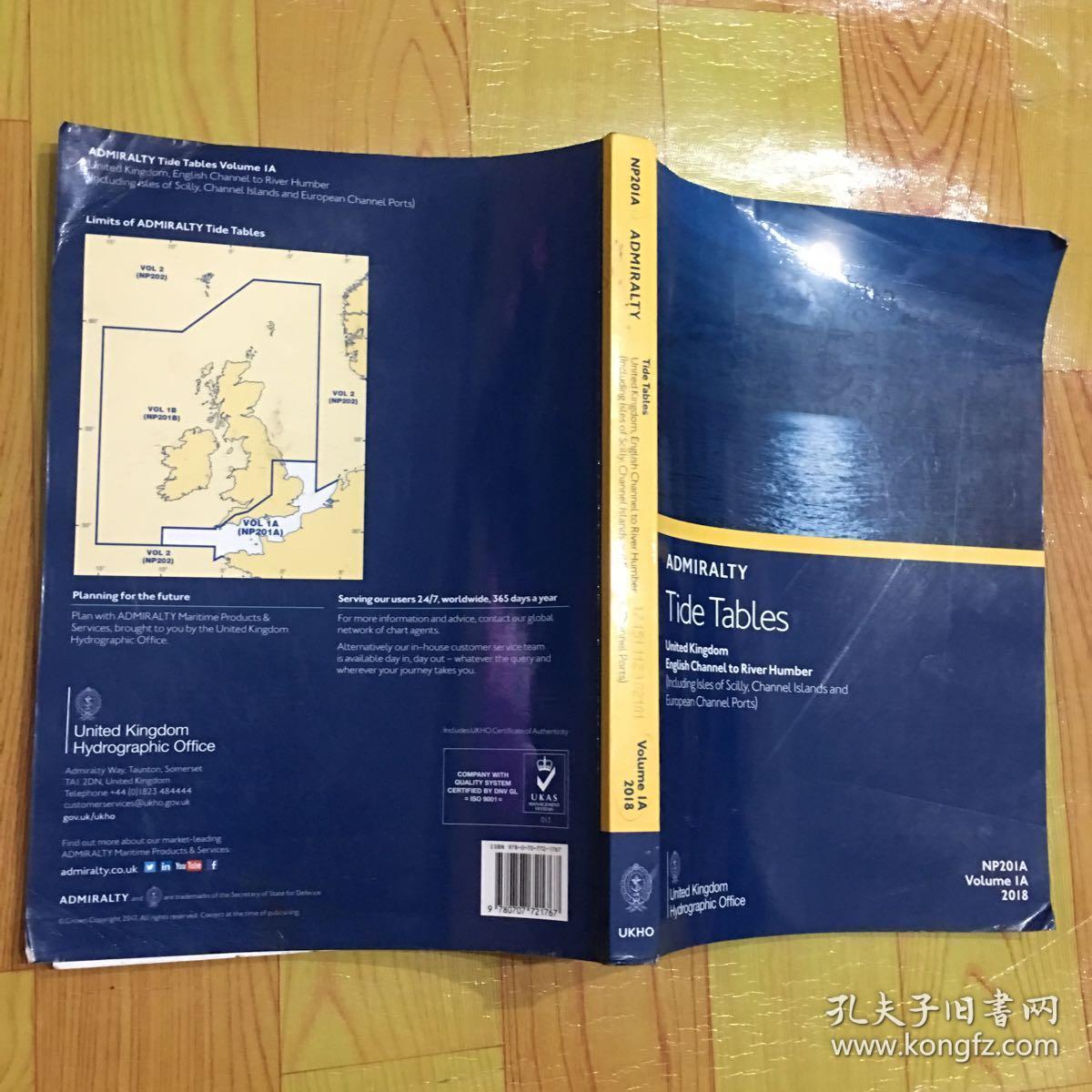 ADMIRALTY Tide Tables 2018