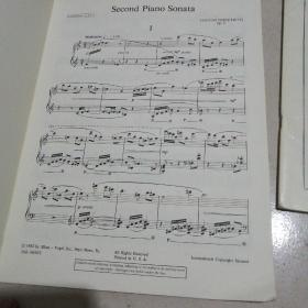 vincent persichetti 文森特 第二钢琴协奏曲，第七，钢琴协奏曲，第十钢琴协奏曲(3本)英文原版