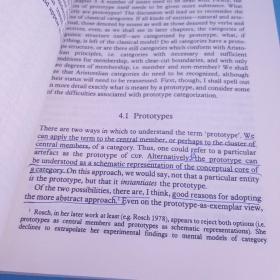 语言的范畴化：语言学理论中的类典型