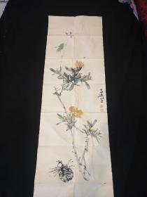 王雪涛花卉草虫（94*31cm）