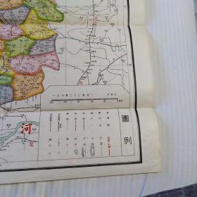 山西全省分县详图(民国)北京西单迤南建设图书馆  79X54.5厘米