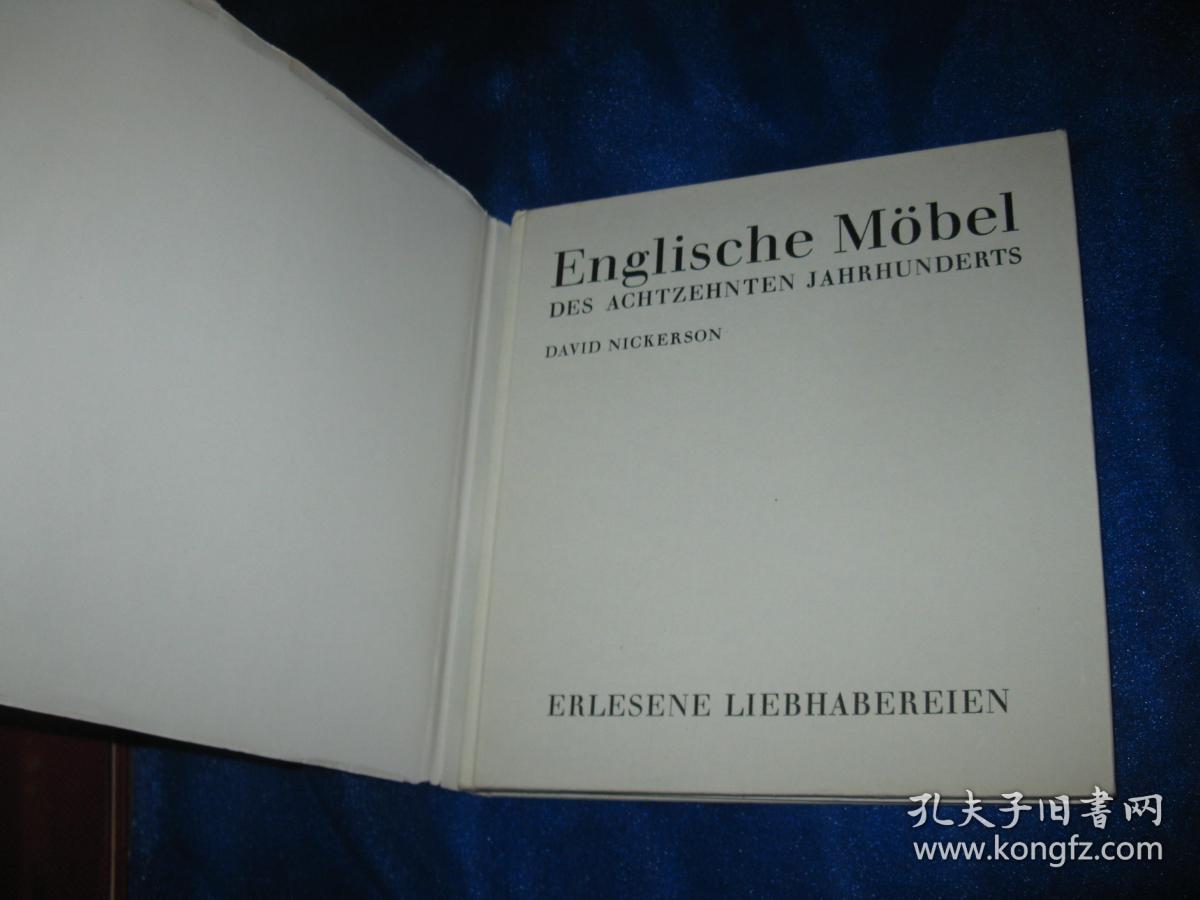 点击查看原图 Englische Möbel(德文版英式家具)
