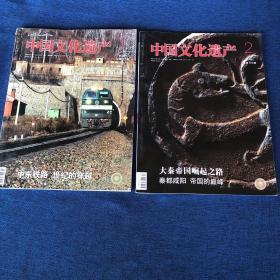 中国文化遗产 2013.1 双月刊总第53期、2013.2 双月刊 总第54期  2本合售