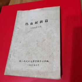 《热血赋新篇》江城抗暴壮歌