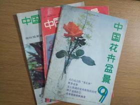 中国花卉盆景1987年第9期-第11期 共3本