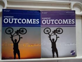 【OUTCOMES/ELEMENTARY STUDENTS BOOK（含手册）】+【OUTCOMES/ ELEMENTARY WORK BOOK（含CD）】2本合售