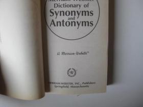 The Merriam-Webster Dictionary of Synonyms and Antonyms