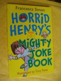 Horrid Henry's Mighty Joke Book 英文原版 插绘本