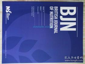 BRITISH JOURNAL OF NUTRITION (BJN) 2015/01/28 营养学学术期刊