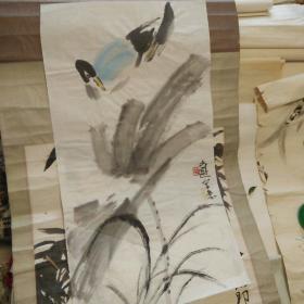 ，画稿委托人急售。文选，画32*60。纯手绘不包真不退换