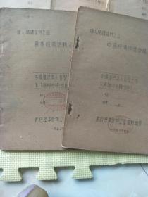 中国经济地理学稿(油印本)