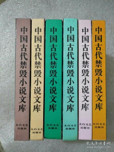 中国古代禁毁小说文库 第一辑全六册