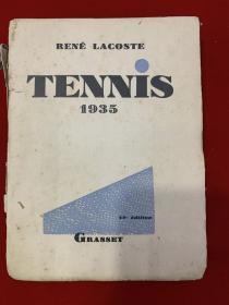 网球，毛边本1935年
