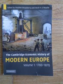 The Cambridge Economic History of Modern Europe: Volume 1, 1700-1870