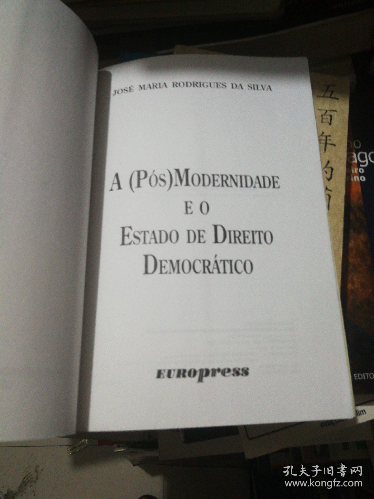 A[PÓS]MODERNIDADE E O ESTADO DE DIREITO DEMOCRÁTICO