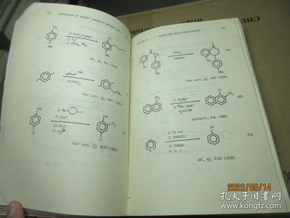 COMPENDIUM OF ORGANIC SYNTHETIC METHODS VOL.5 5850