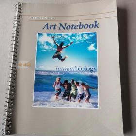 英文原版 Student Study Art Notebook Human Biology ninth edition学生学习艺术笔记本《人类生物学》第二版