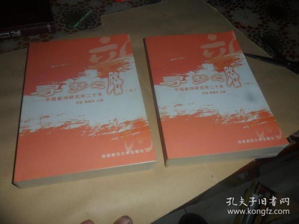 寻梦之路:中国新诗研究所二十年 (上下）正版现货