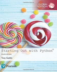 预订 Starting Out with Python  英文原版 Python程序设计基础  托尼·加迪斯 （Tony Gaddis）