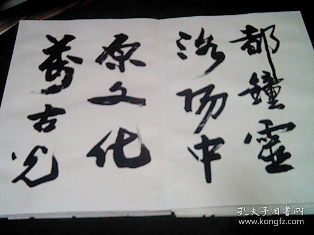 洛阳老书法家--赵静波---书法册页（后附钱拓印刷品42枚）